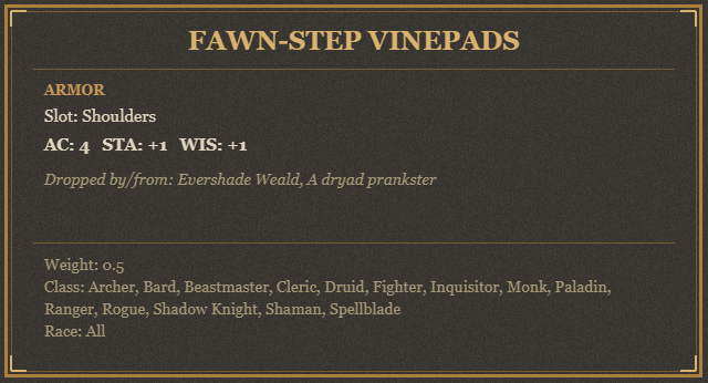 Fawn-Step Vinepads