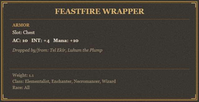 Feastfire Wrapper