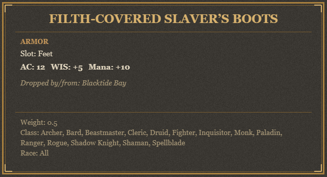 Filth-Covered Slaver’s Boots