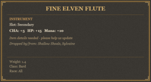 Fine Elven Flute