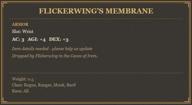 Flickerwing’s Membrane