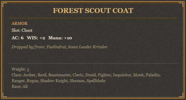 Forest Scout Coat