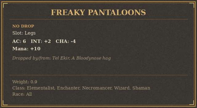 Freaky Pantaloons