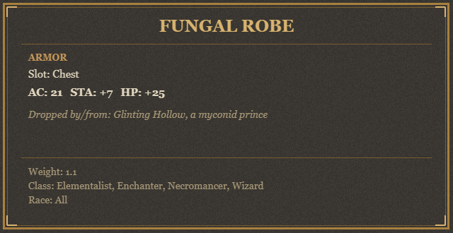 Fungal Robe