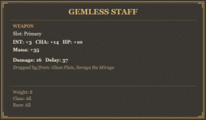 Gemless Staff