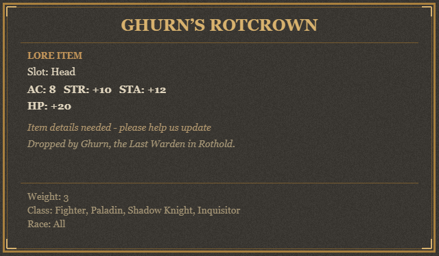 Ghurn’s Rotcrown