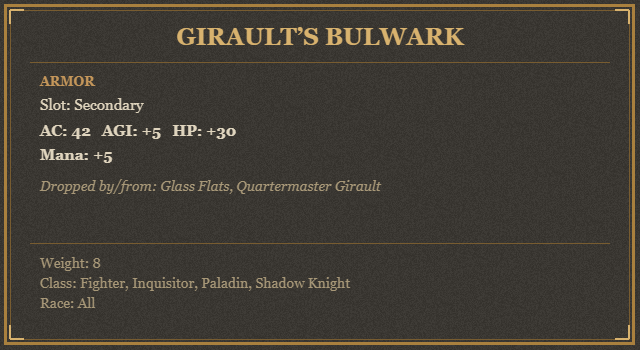 Girault’s Bulwark