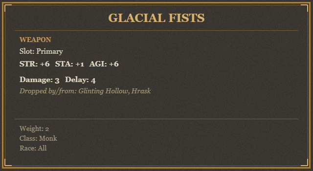 Glacial Fists