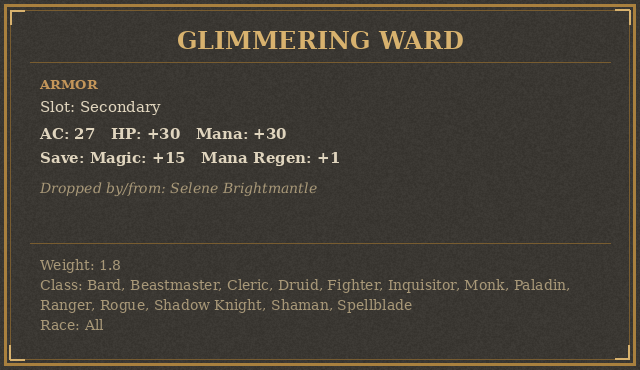 Glimmering Ward