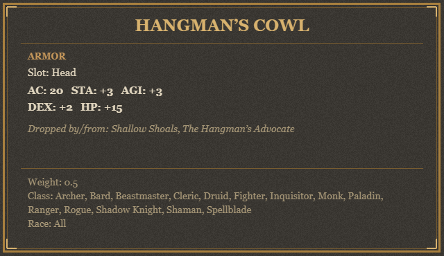 Hangman’s Cowl