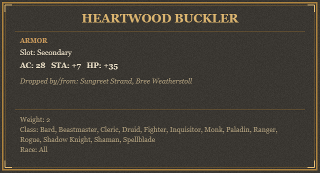 Heartwood Buckler