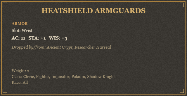 Heatshield Armguards