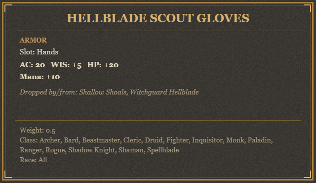 Hellblade Scout Gloves