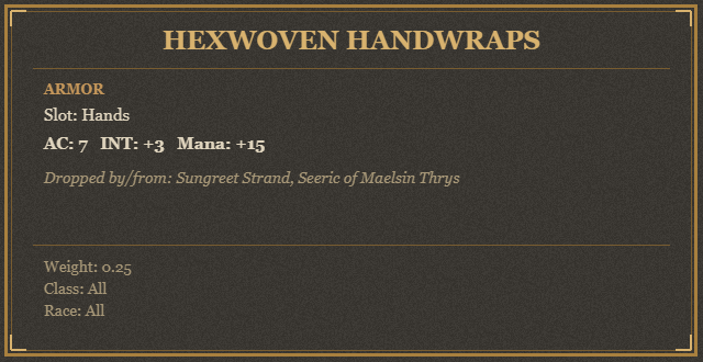 Hexwoven Handwraps