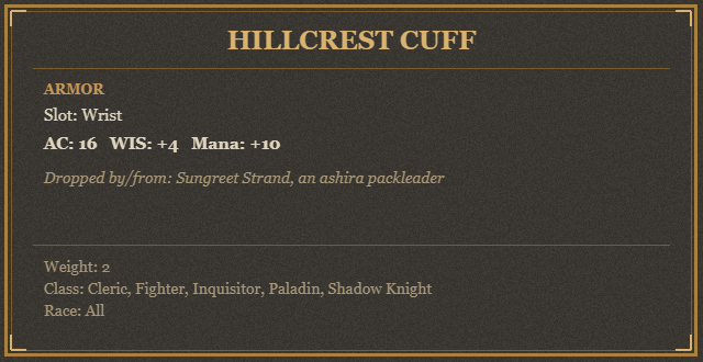 Hillcrest Cuff