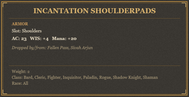 Incantation Shoulderpads