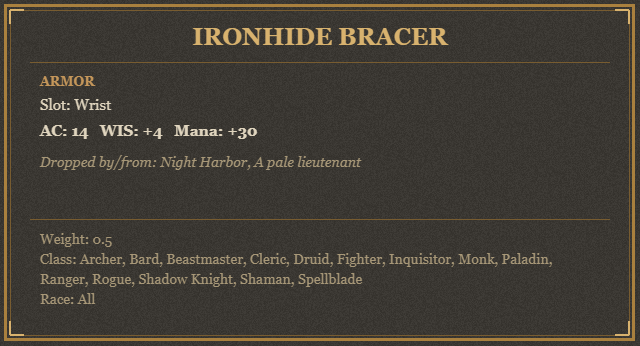 Ironhide Bracer