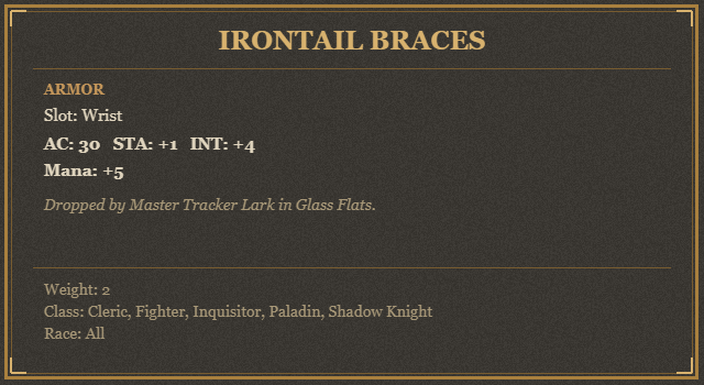 Irontail Braces