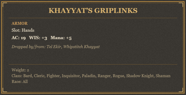 Khayyat’s Griplinks