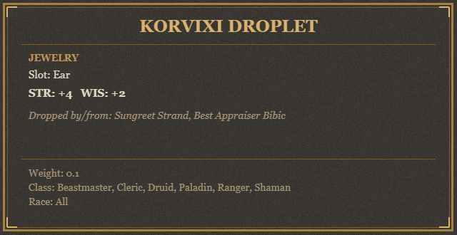 Korvixi Droplet