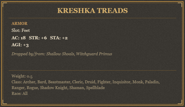 Kreshka Treads