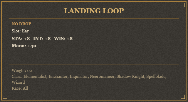 Landing Loop