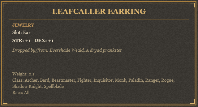 Leafcaller Earring