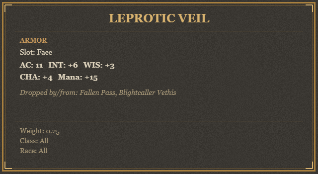 Leprotic Veil