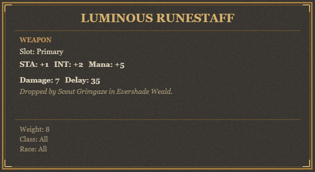Luminous Runestaff