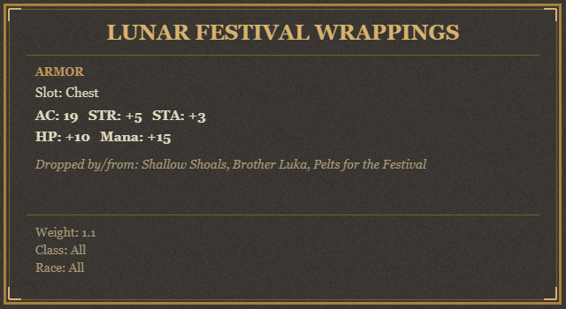 Lunar Festival Wrappings