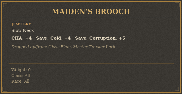 Maiden’s Brooch
