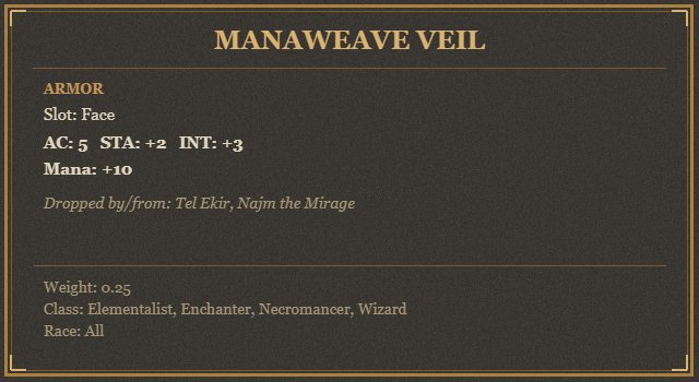 Manaweave Veil