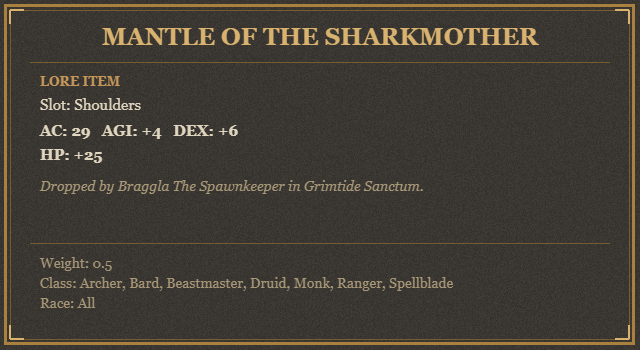 Mantle of the Sharkmother
