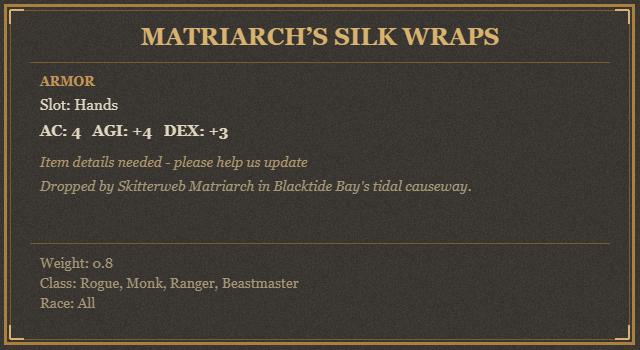 Matriarch’s Silk Wraps