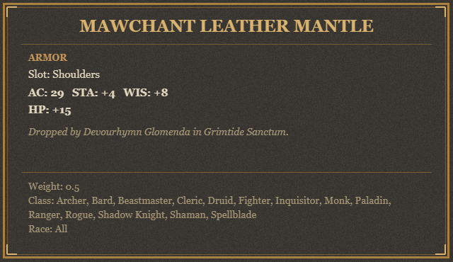 Mawchant Leather Mantle