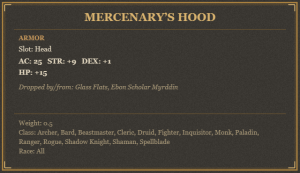 Mercenary’s Hood