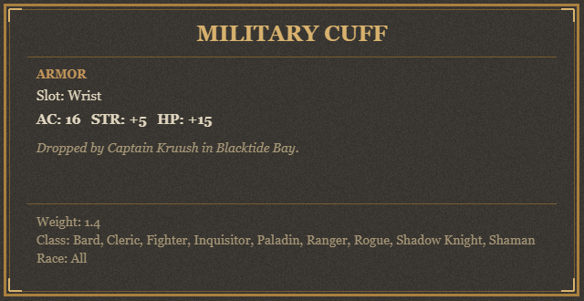 Military Cuff