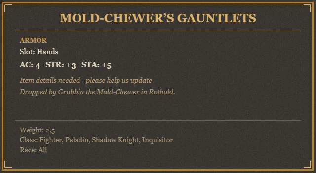 Mold-Chewer’s Gauntlets