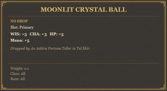 Moonlit Crystal Ball