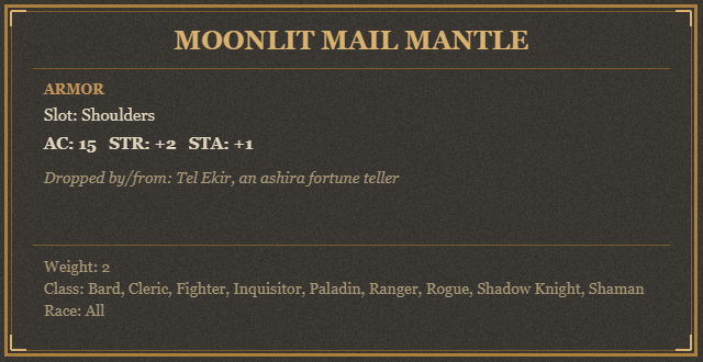 Moonlit Mail Mantle