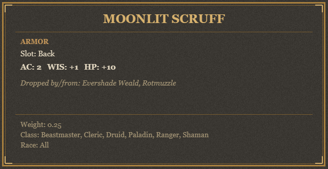Moonlit Scruff