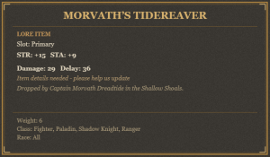 Morvath’s Tidereaver
