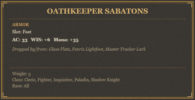 Oathkeeper Sabatons