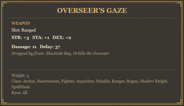 Overseer’s Gaze