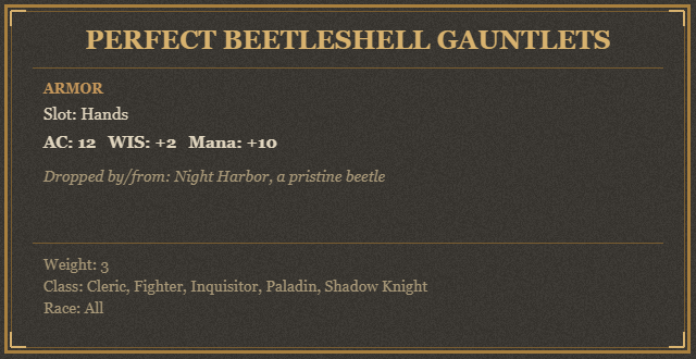Perfect Beetleshell Gauntlets