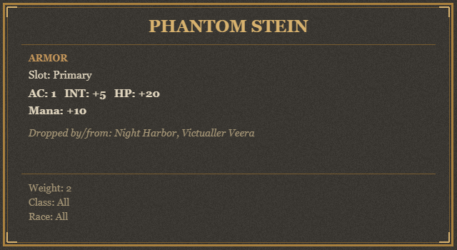Phantom Stein