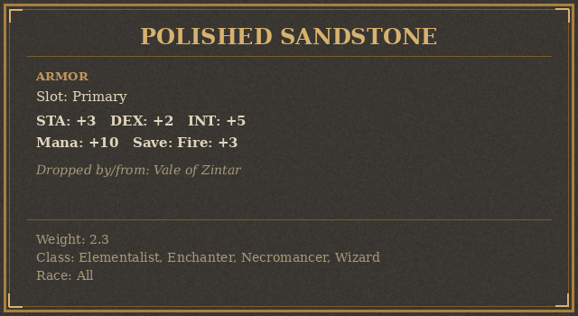 Polished Sandstone