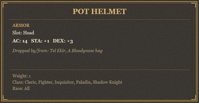 Pot Helmet