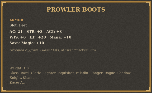 Prowler Boots