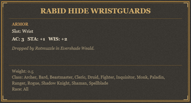 Rabid Hide Wristguards